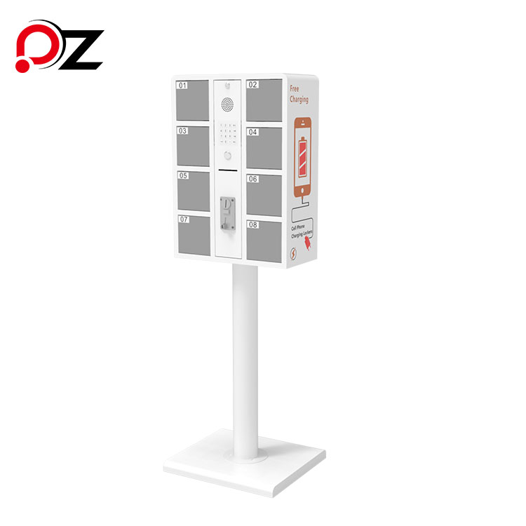 coin operated standing mobile charging cabinet iPhones iPads locker-Guangzhou PANZHONG Intelligence Technology Co., Ltd.