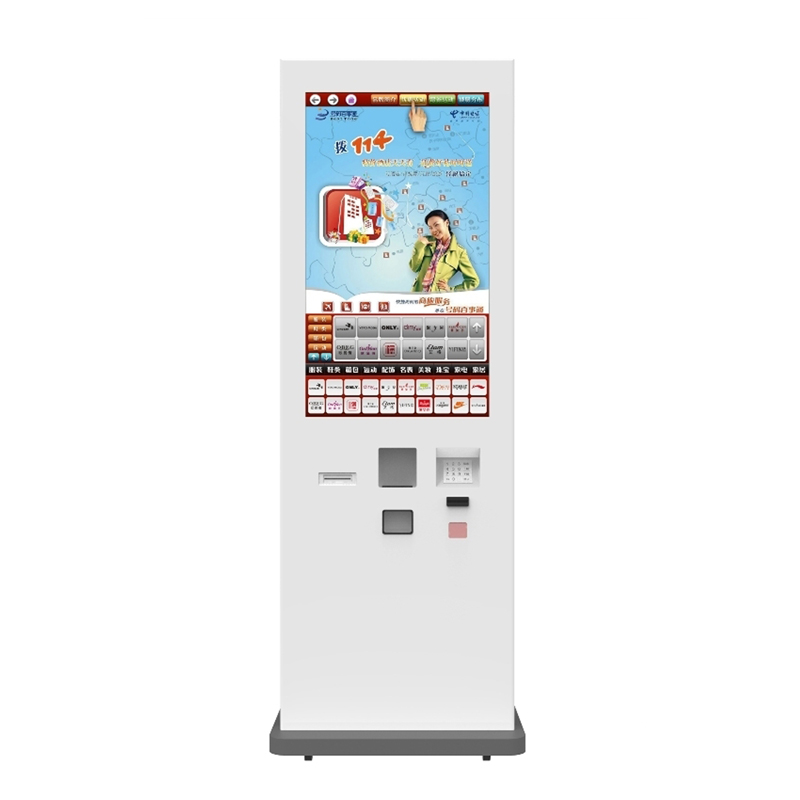 竖屏自助智能小票机/触摸一体机-广州磐众智能科技有限公司