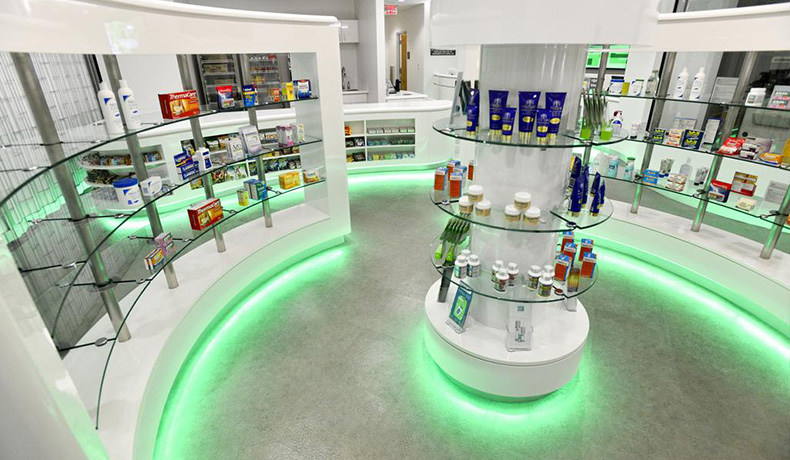 连锁药店展示方案--广州磐众智能科技有限公司