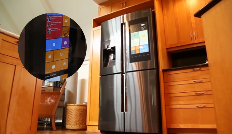 Windows10版本的科幻型触控冰箱--磐众科技(广州)有限公司