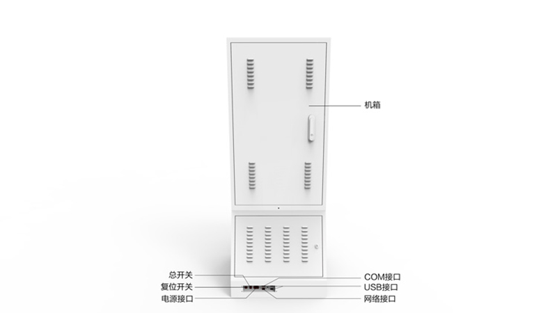 机箱、总开关、USB接口、网络接口、电源接口、com接口-广州磐众智能科技有限公司